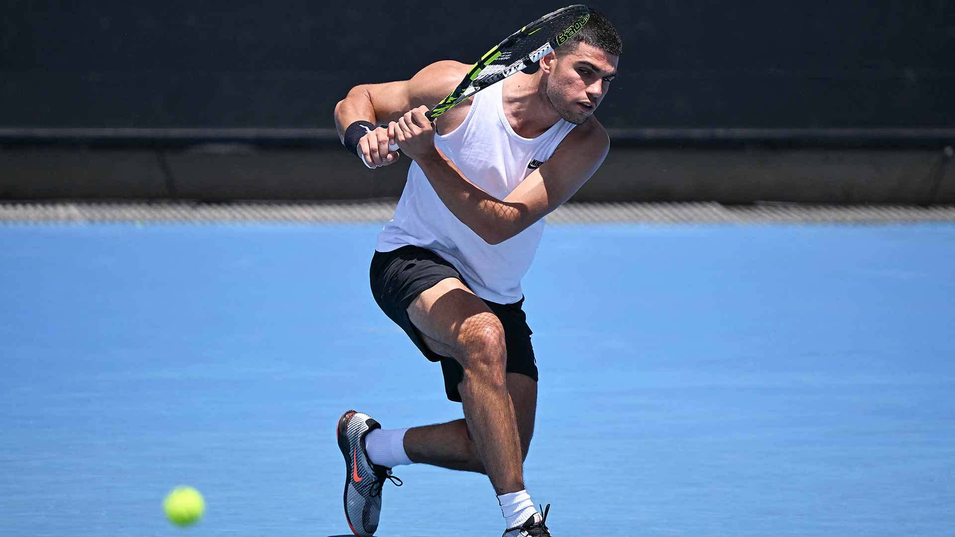 Carlos Alcaraz is aiming for his first Australian Open title.