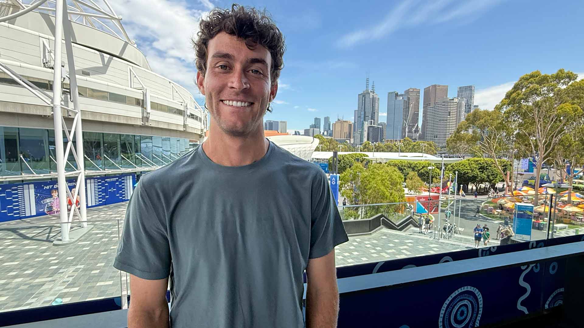 Tristan Boyer is competing in a major main draw for the first time at the 2025 Australian Open.