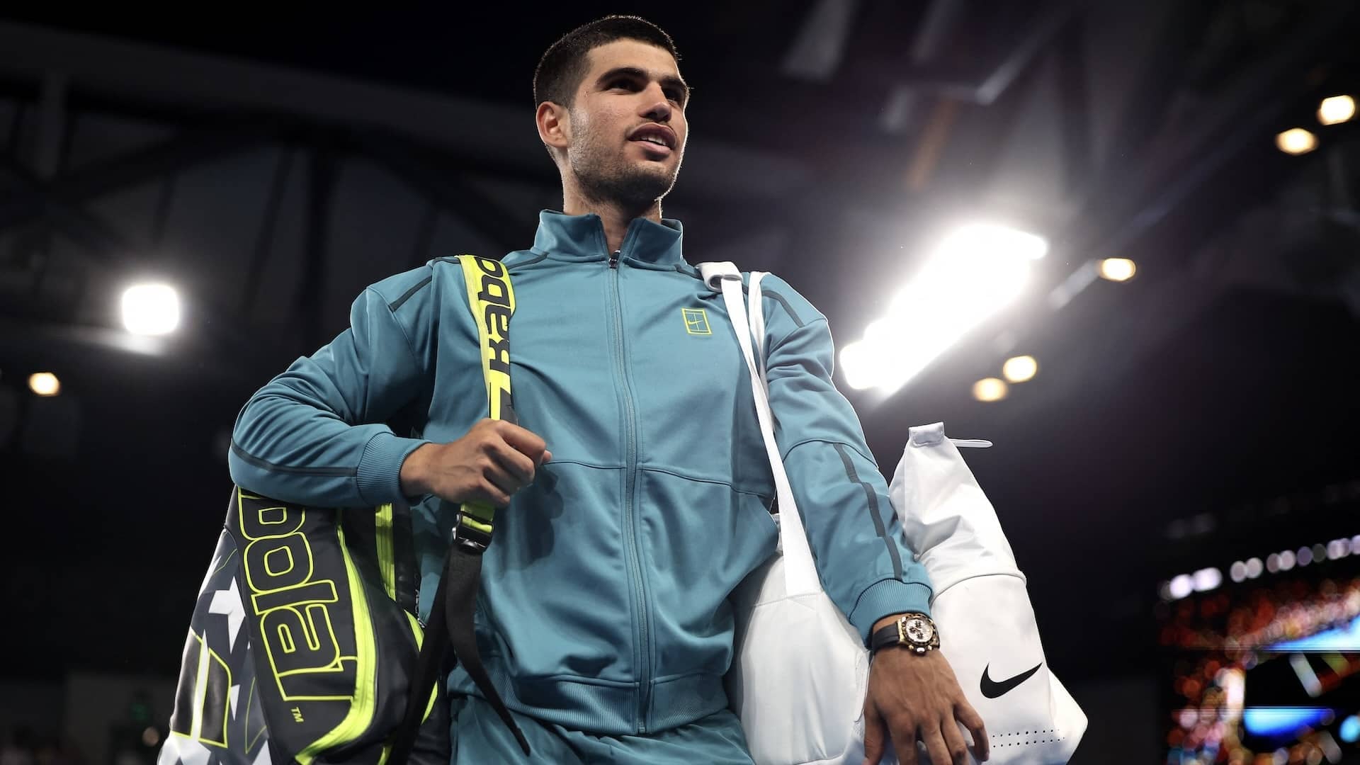 Carlos Alcaraz, tras la primera ronda del Abierto de Australia.