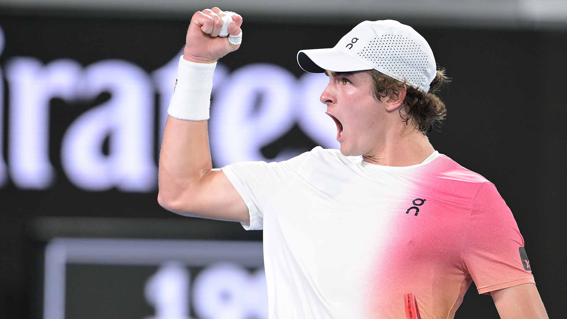 Joao Fonseca stuns Andrey Rublev in straight sets in the first round of the Australian Open.
