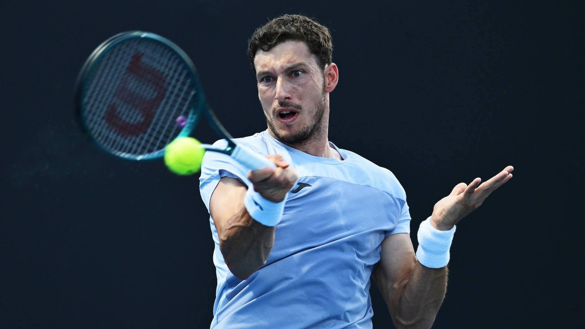 Pablo Carreño compite en la primera ronda del Abierto de Australia 2025.