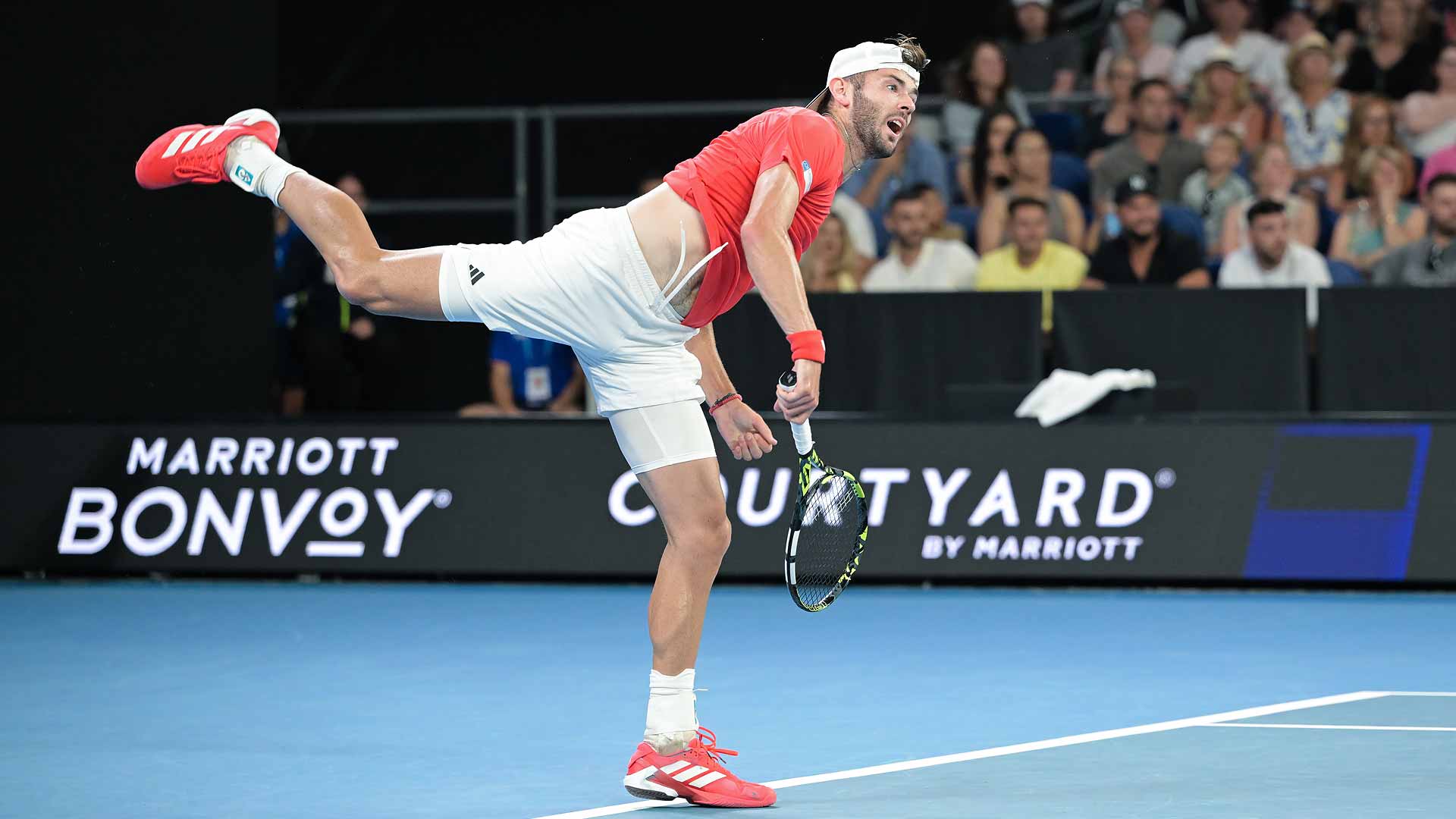 Jacob Fearnley is competing in the Australian Open for the first time as a professional.