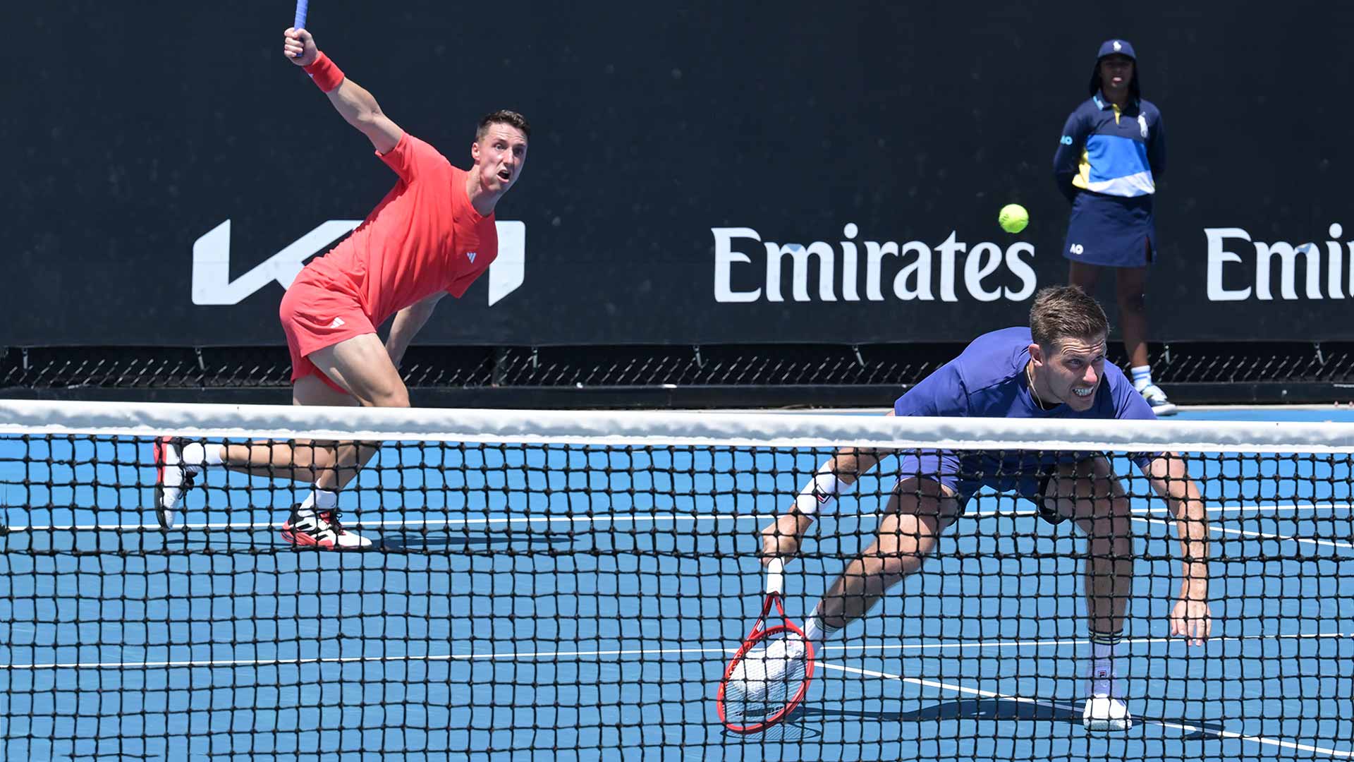 Joe Salisbury and Neal Skupski secure first-round victory on Thursday at the Australian Open.