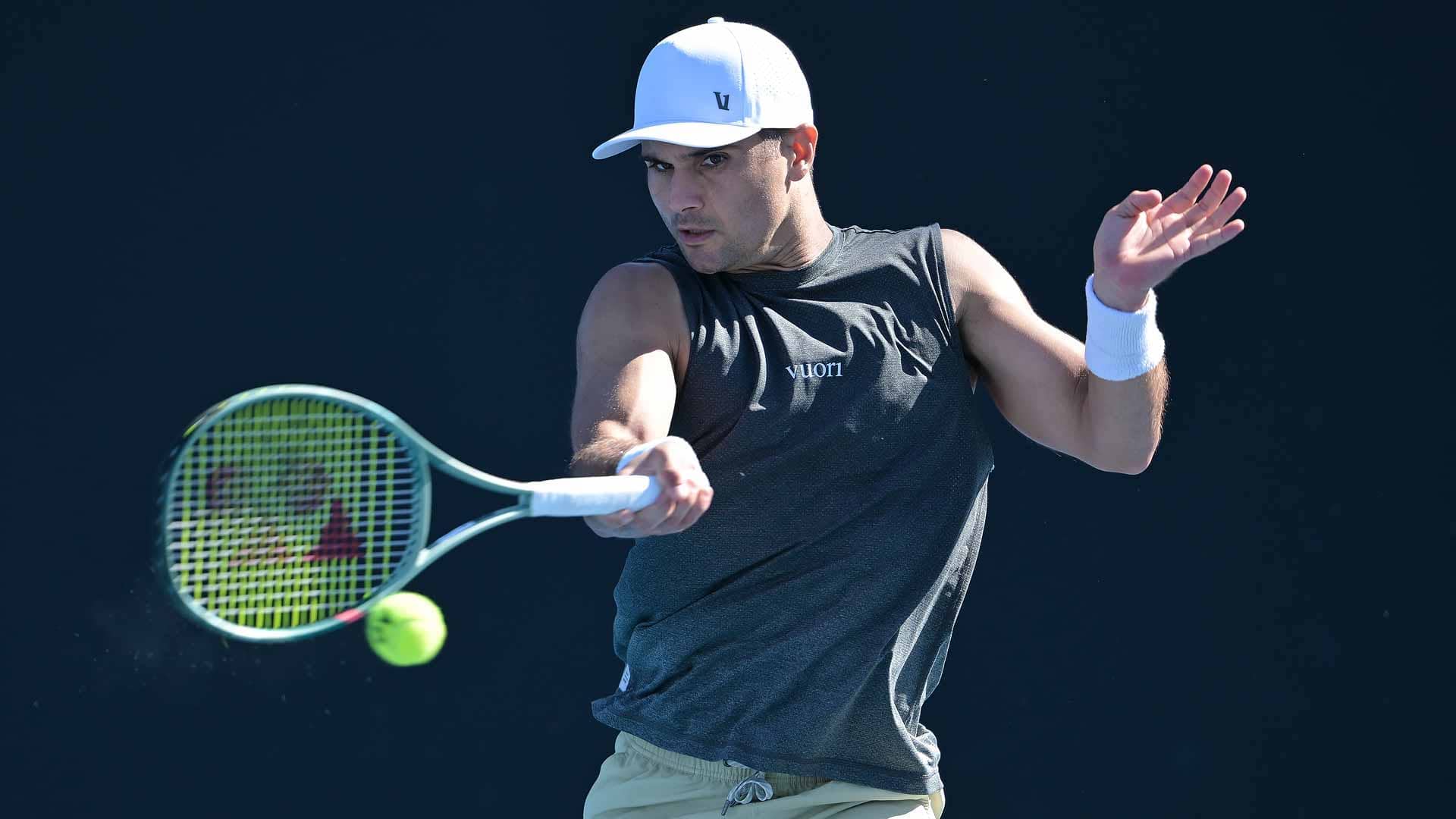 Marcos Giron is into the third round of the Australian Open for the first time.