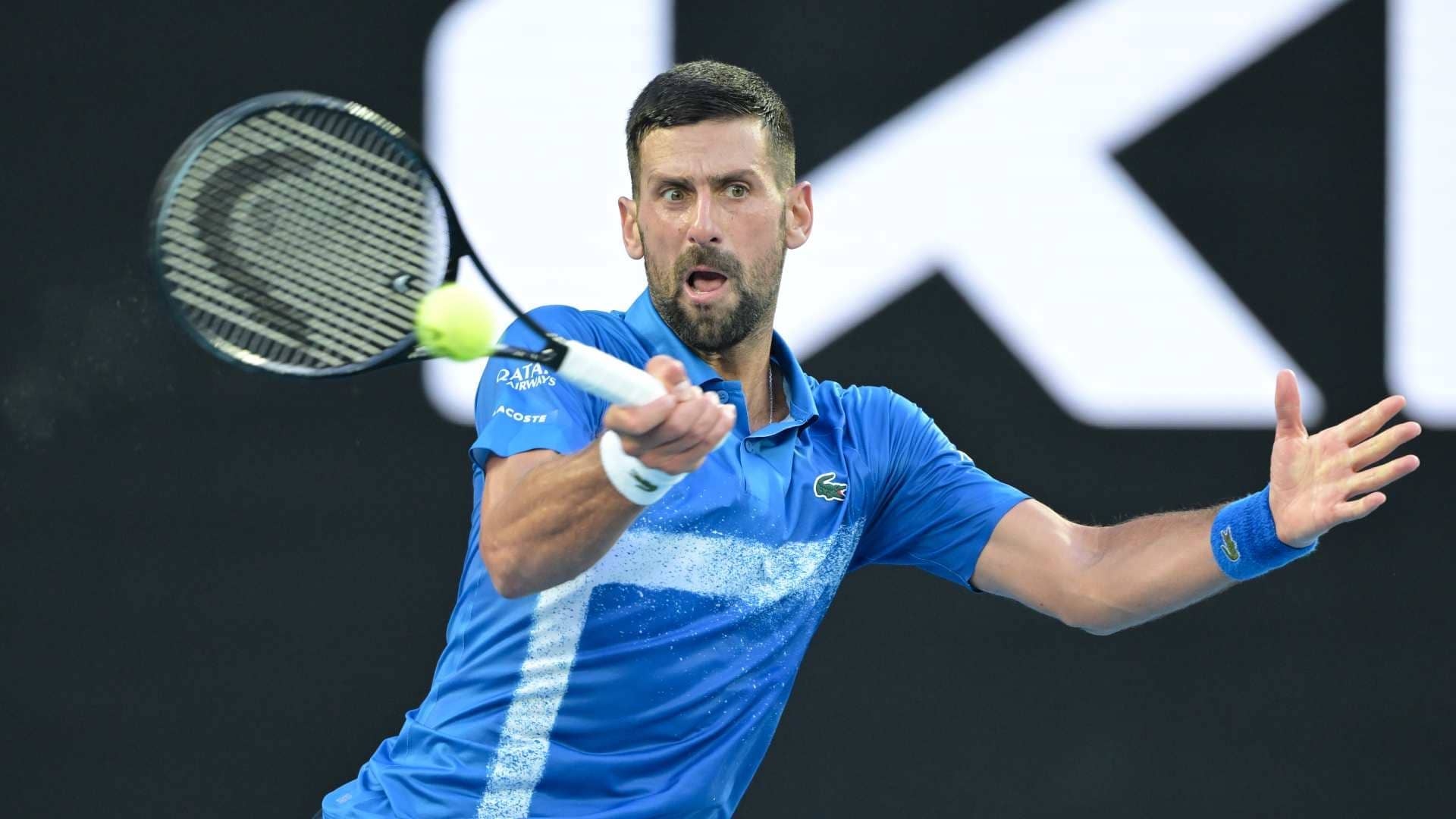 Novak Djokovic reaches the fourth round at the Australian Open for a 17th time.