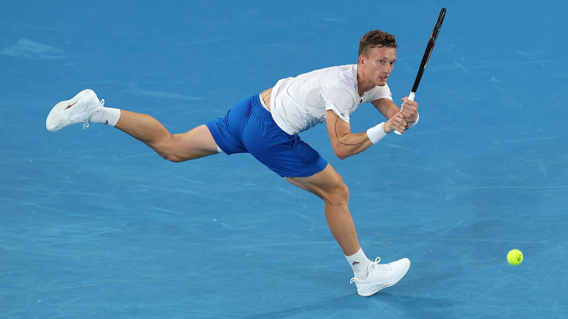 Jiri Lehecka is into the second week of the Australian Open for the second time.