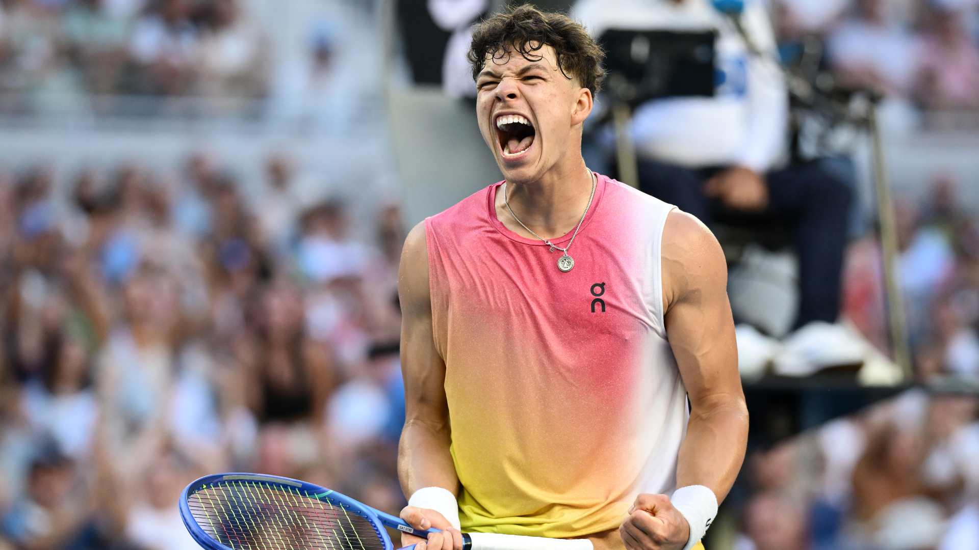 Ben Shelton reaches the fourth round at the Australian Open for a second time in his career.