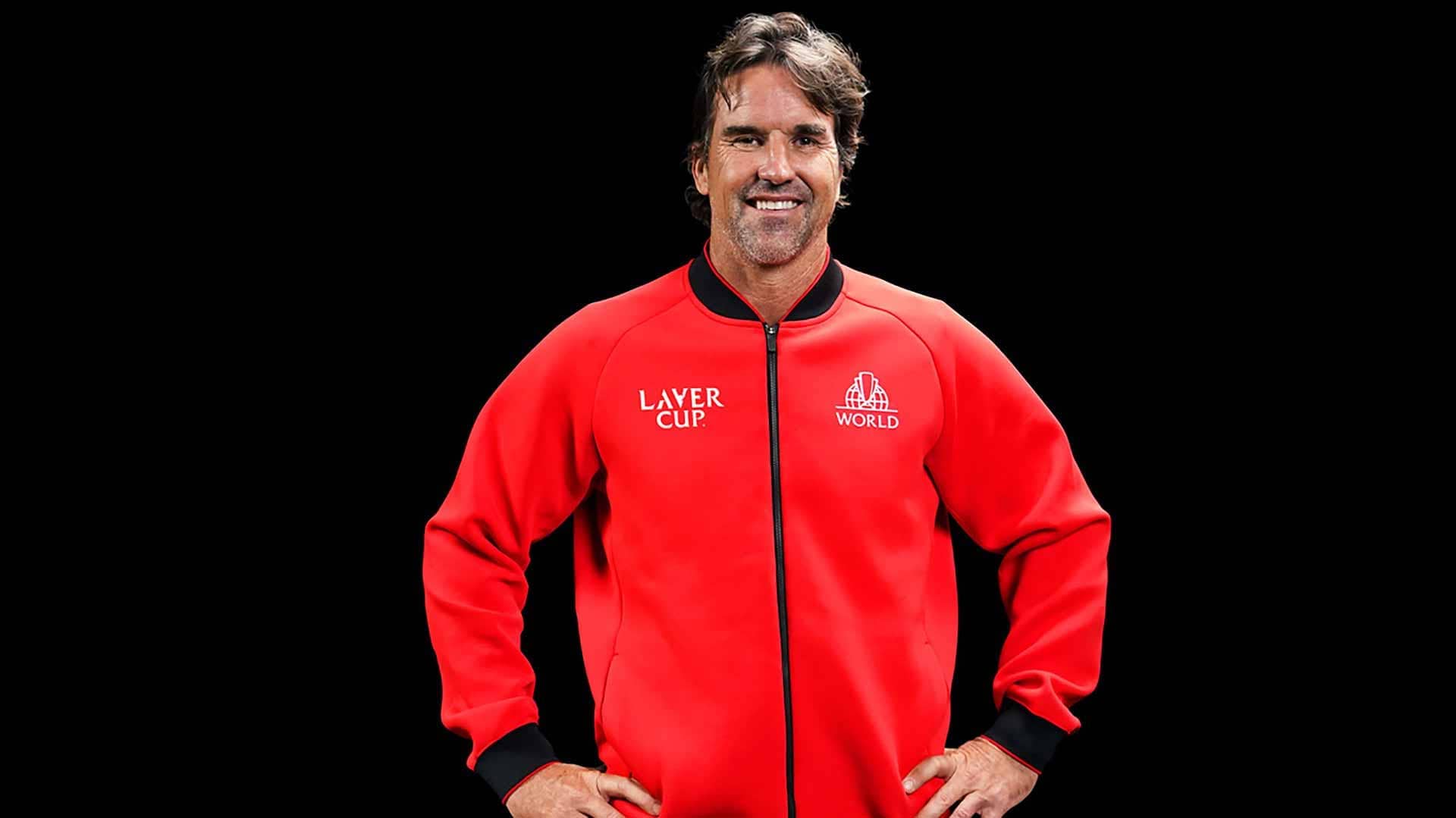 Pat Rafter will serve as Team World vice captain at this year's Laver Cup in San Francisco.