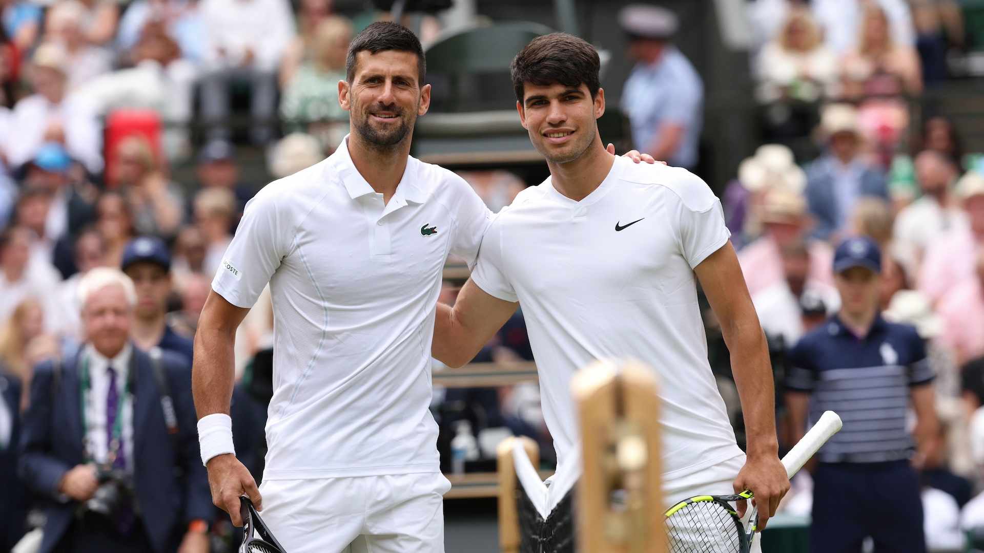 Novak Djokovic y Carlos Alcaraz se enfrentaron en la final de Wimbledon 2024.