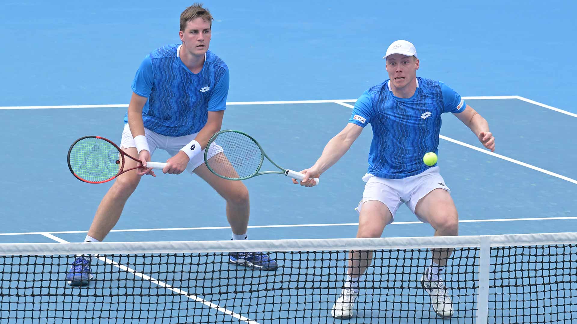 Henry Patten and Harri Heliovaara secure third-round victory on Monday at the Australian Open.