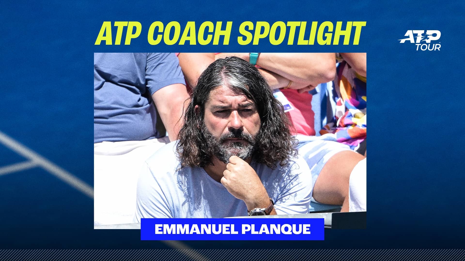 Emmanuel Planque has coached Giovanni Mpetshi Perricard since 2021.