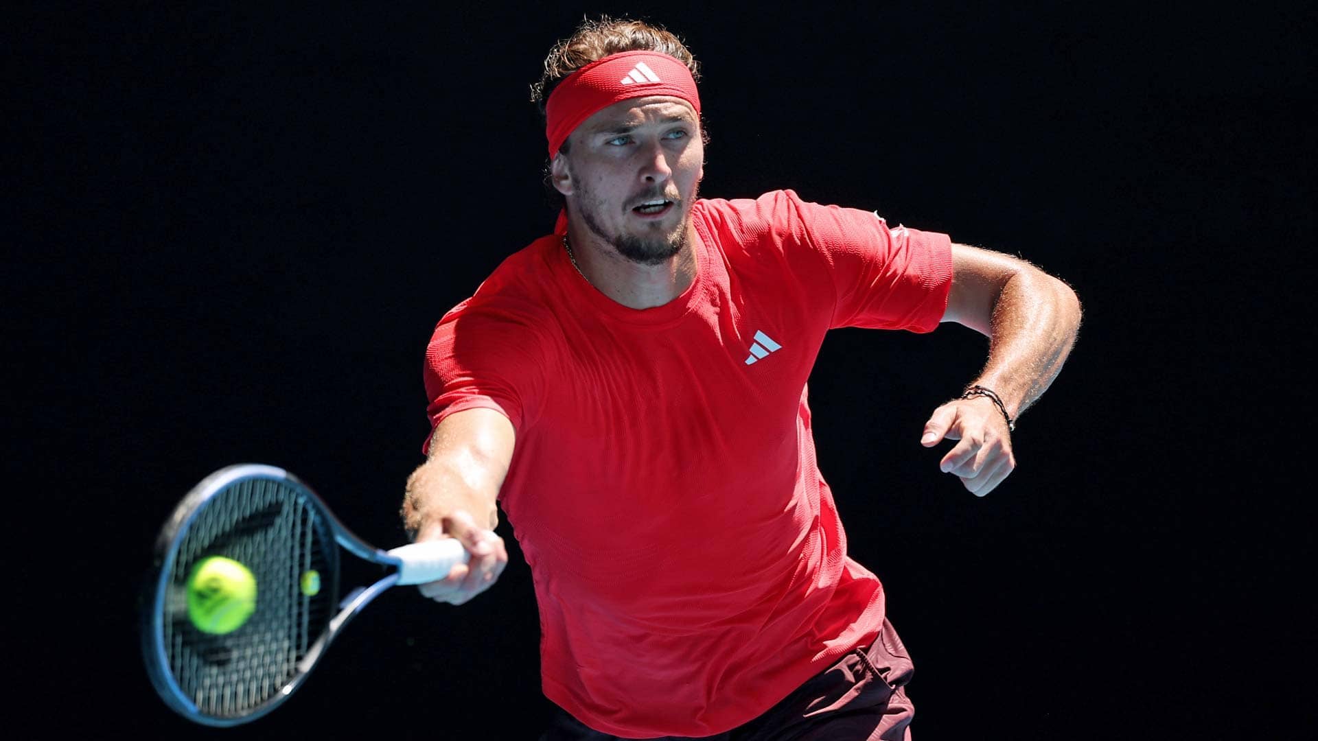 Alexander Zverev continues his bid for a maiden Grand Slam title.