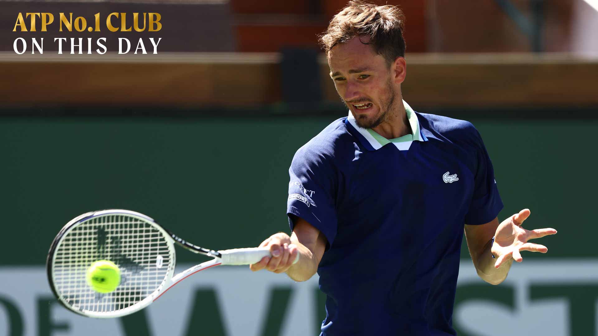 Daniil Medvedev first competed as No. 1 in the PIF ATP Rankings at Indian Wells in 2022.