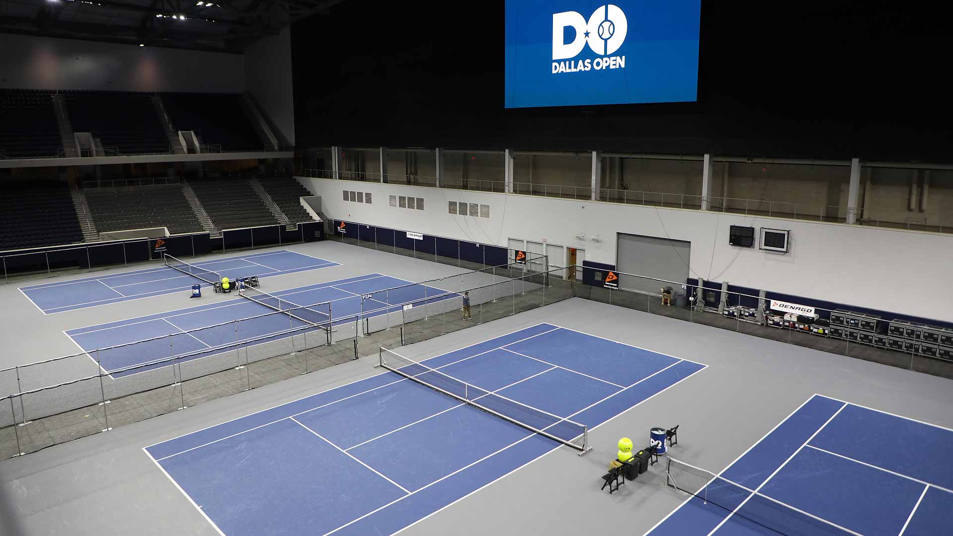 Pistas de entrenamiento del Dallas Open.