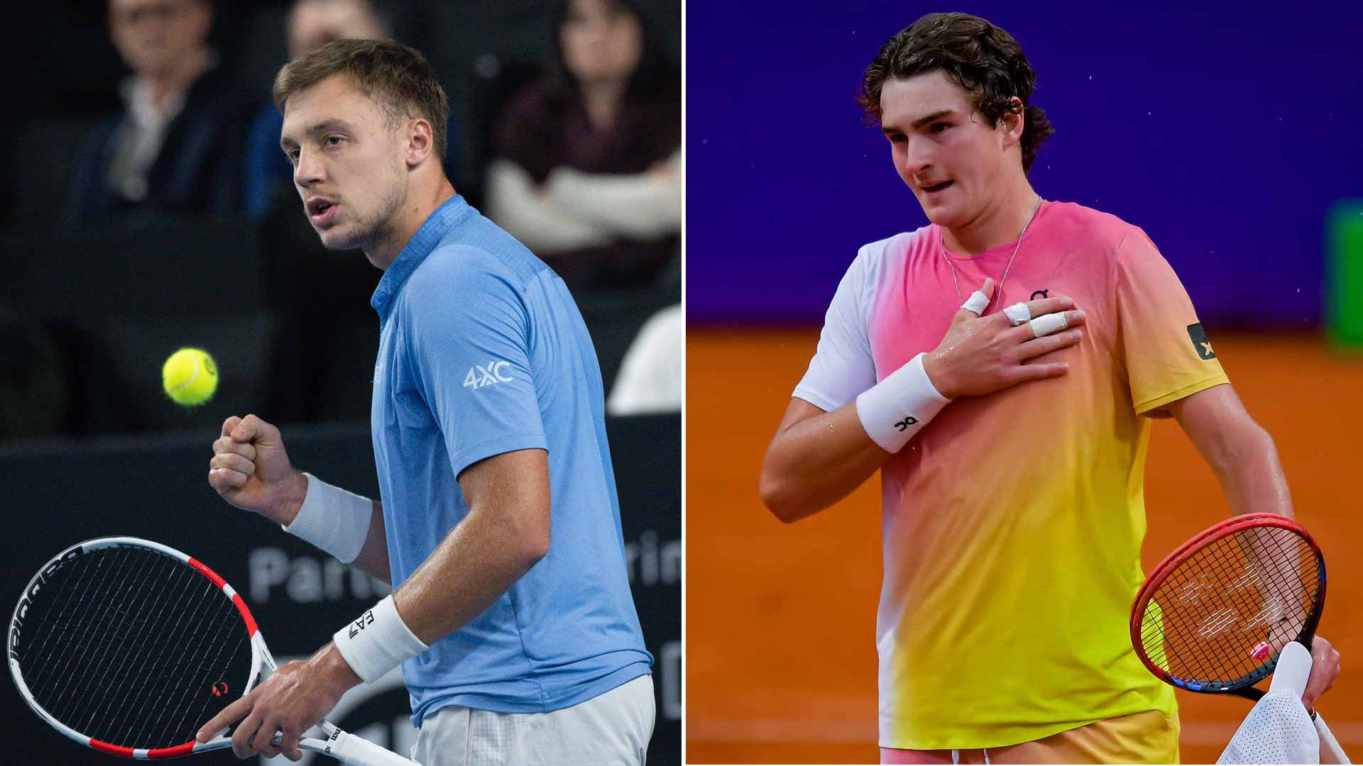 Hamad Medjedovic will battle for the Marseille title Sunday, when Joao Fonseca aims to win the ATP 250 in Buenos Aires.