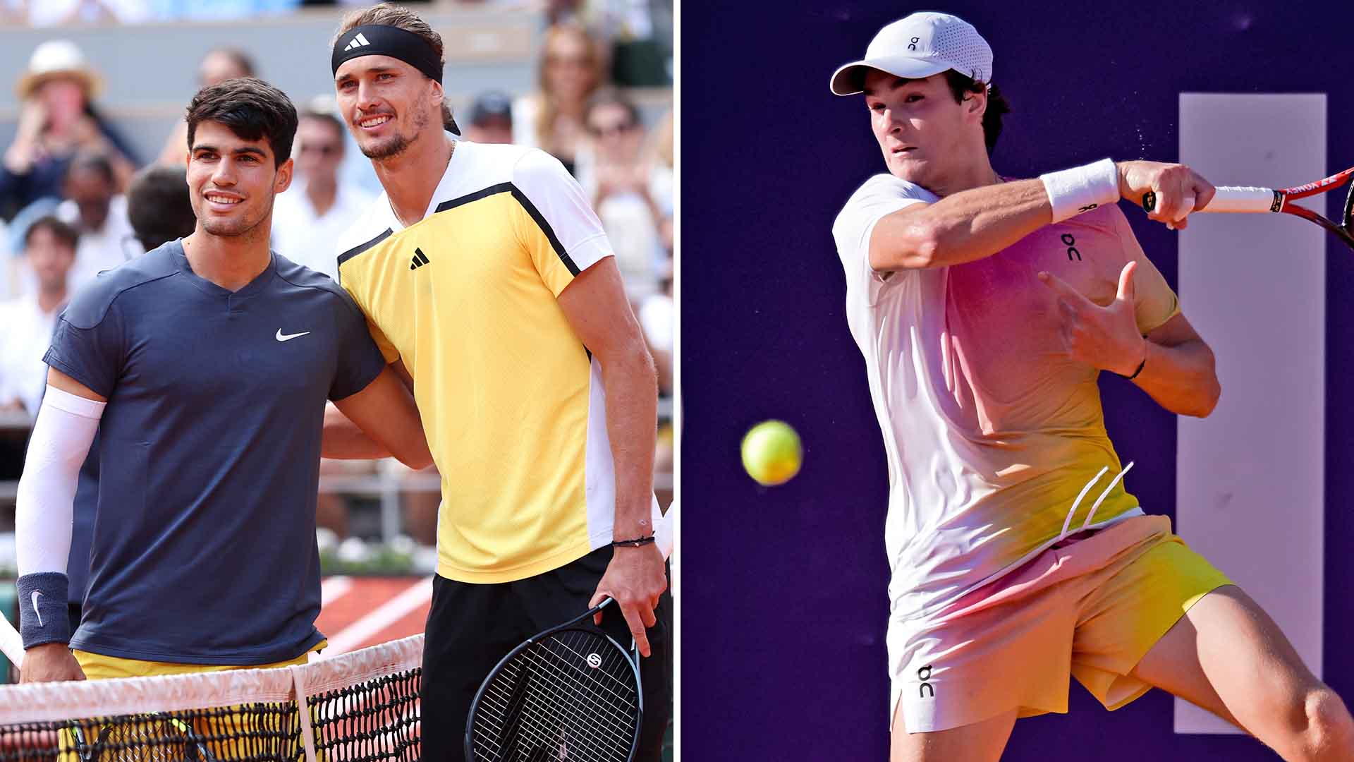 Carlos Alcaraz, Alexander Zverev and Joao Fonseca are all in ATP 500 action this week.
