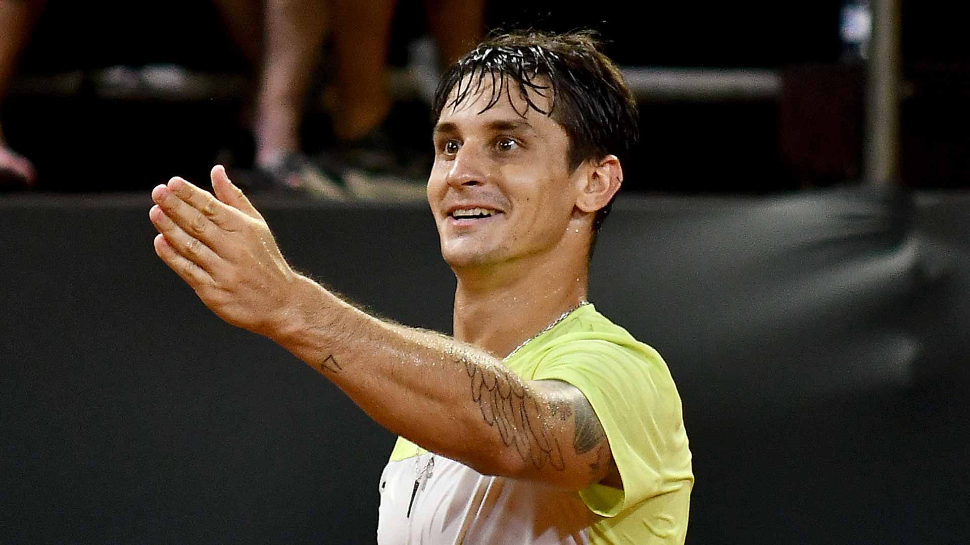 Camilo Ugo Carabelli ha ganado 12 partidos en cuadros principales del ATP Tour, ocho de ellos desde febrero pasado.