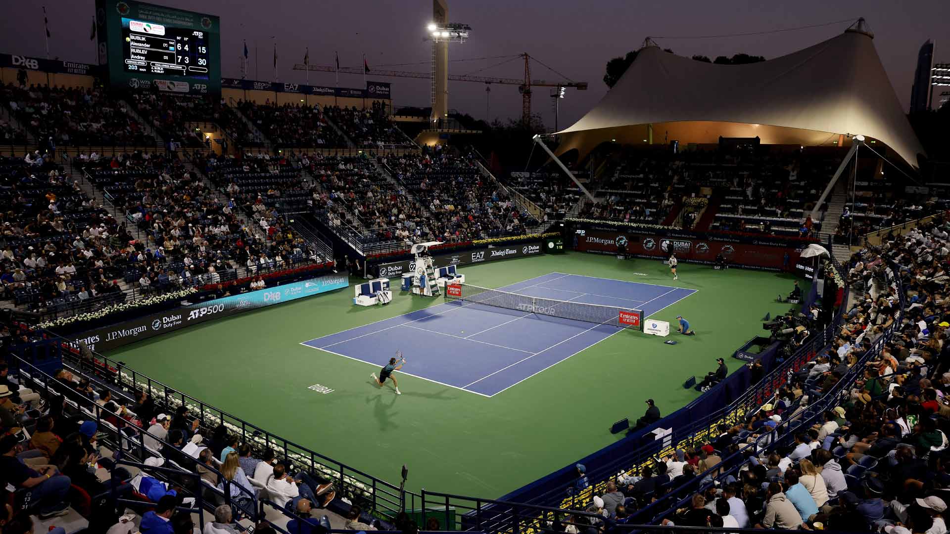 The 2025 Dubai Duty Free Tennis Championships concludes on 1 March.