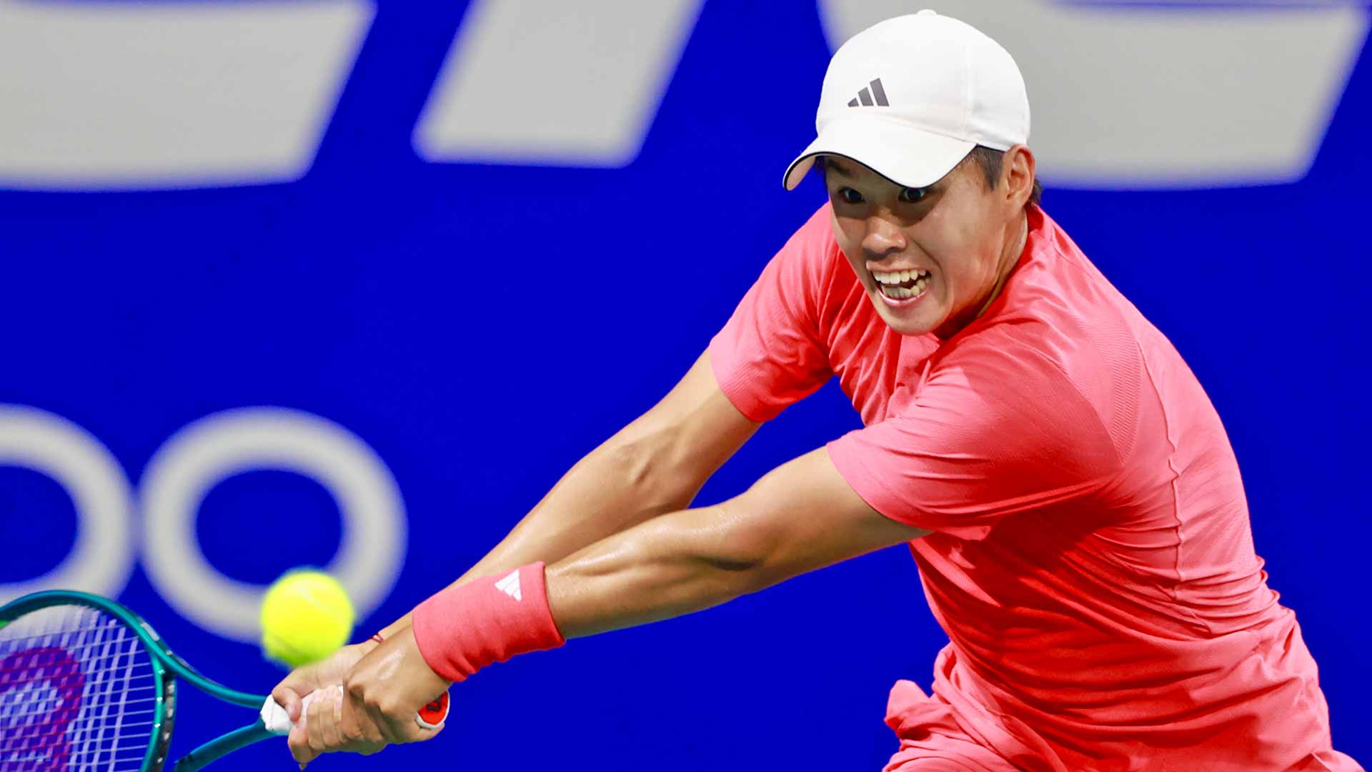 Learner Tien in action on Monday at the Abierto Mexicano Telcel presentado por HSBC in Acapulco.
