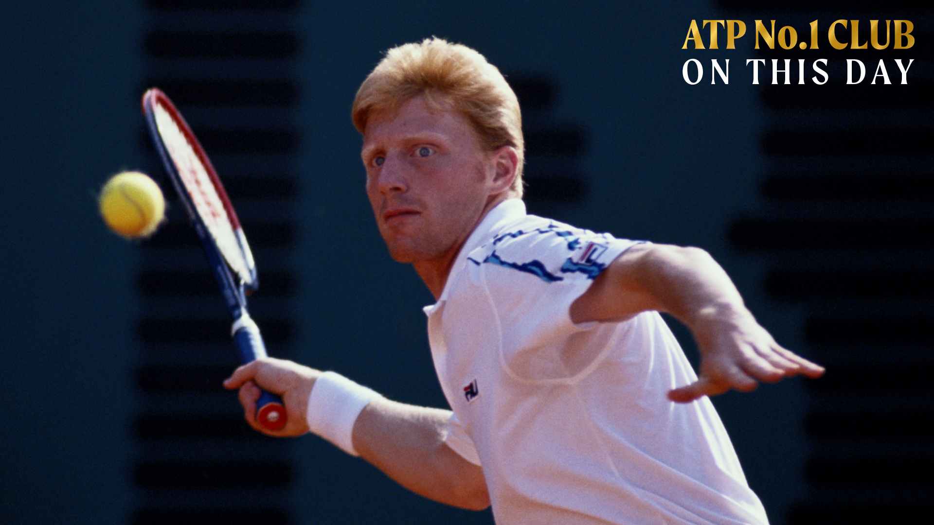 Boris Becker rose atop the PIF ATP Rankings for the first time on 28 January, 1991.