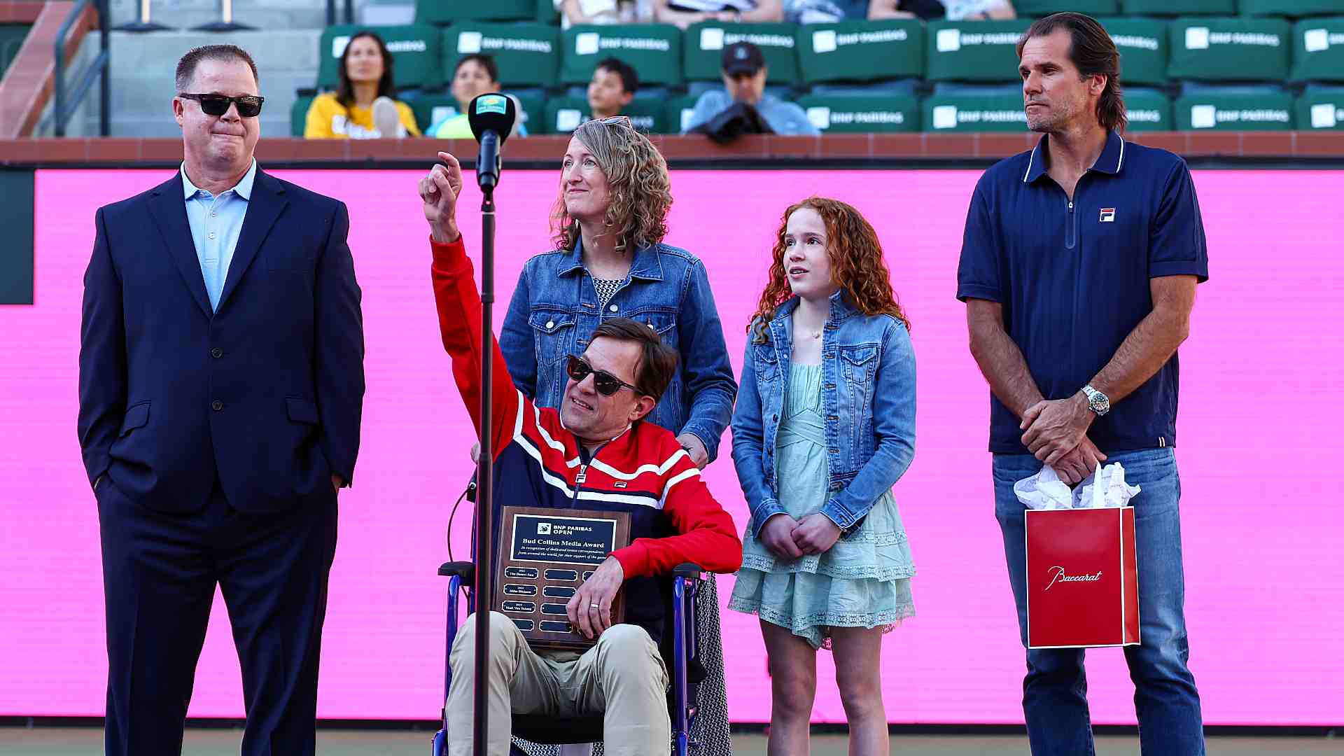 Indian Wells Media Director Matt Van Tuinen selected as this year’s Bud Collins Award recipient.