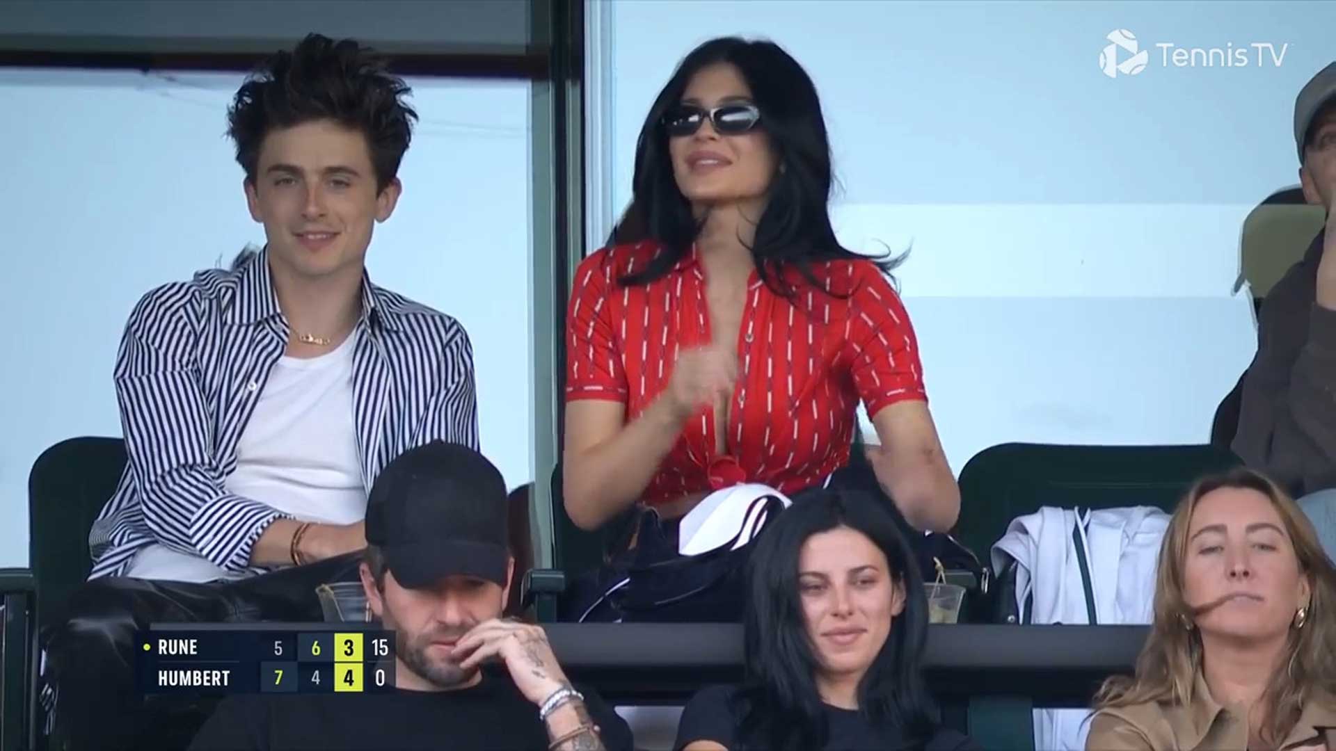 Timothee Chalamet & Kylie Jenner take in Indian Wells, following in Zendaya's footsteps