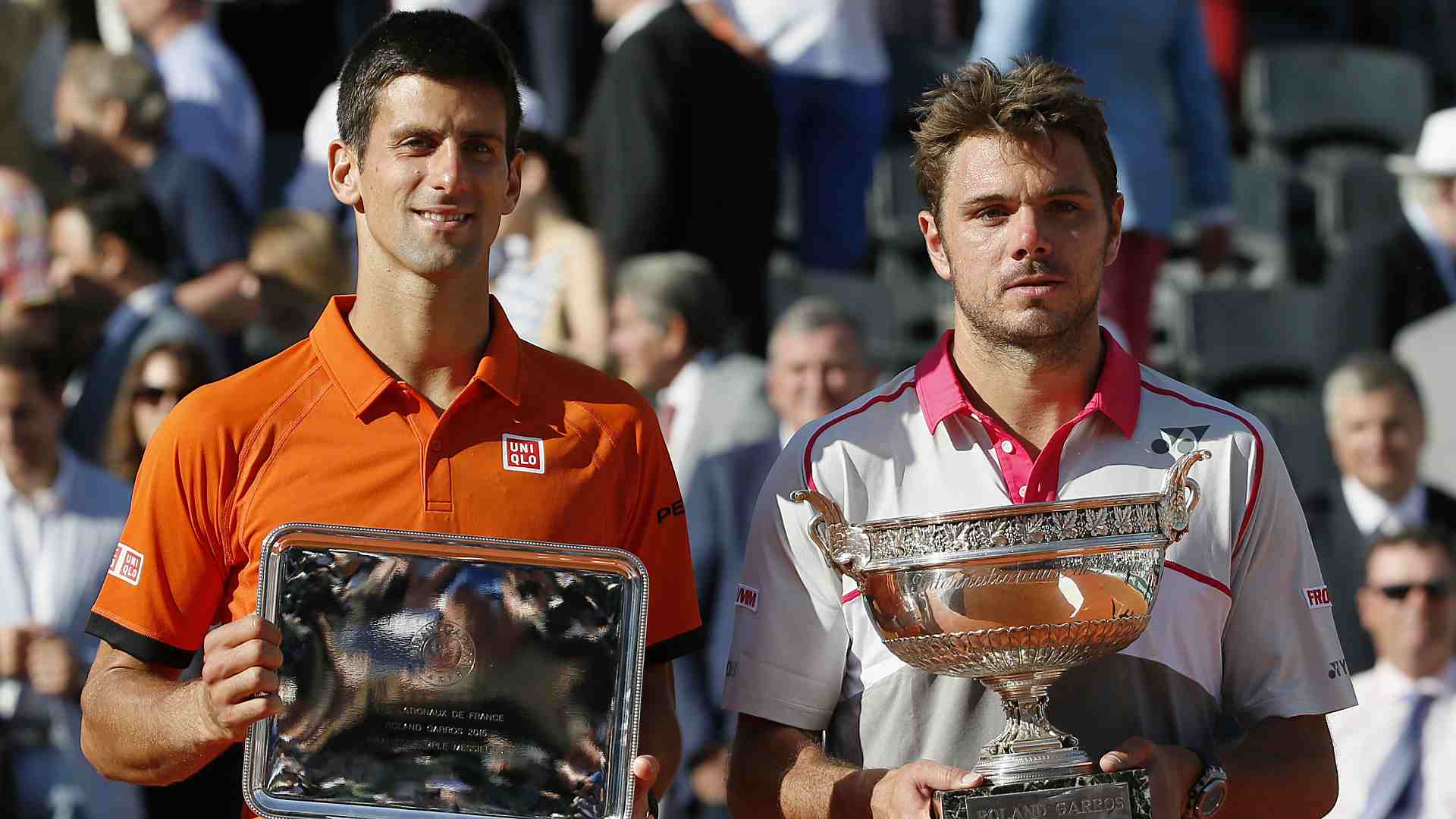 <a href='https://www.atptour.com/es/players/stan-wawrinka/w367/overview'>Stan Wawrinka</a> defeated <a href='https://www.atptour.com/es/players/novak-djokovic/d643/overview'>Novak Djokovic</a> in the 2015 Roland Open final.