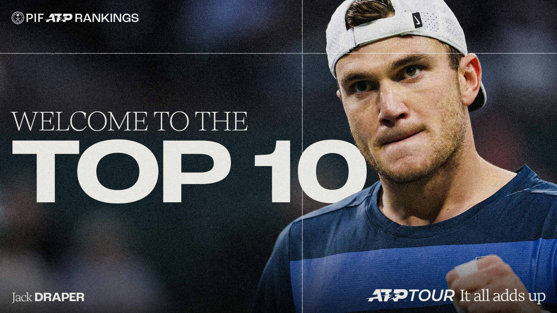 Jack Draper has entered the Top 10 of the PIF ATP Rankings for the first time.