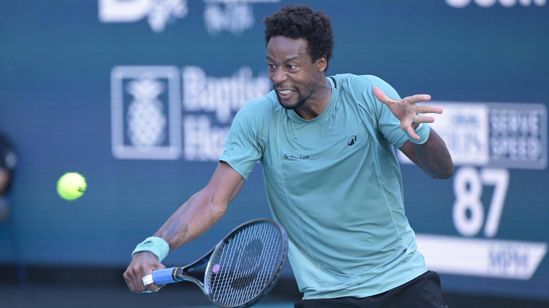 Monfils, 38, makes Miami history; Bublik, Goffin advance on Day 1