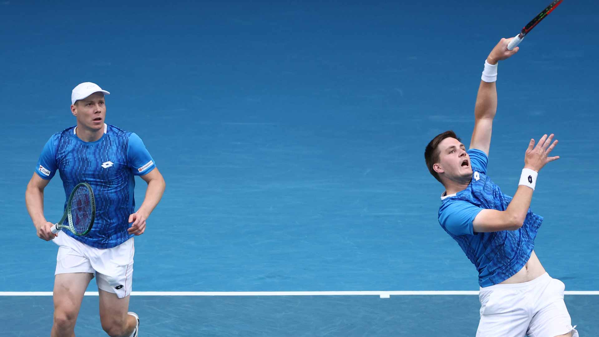 Harri Heliovaara and Henry Patten, who won this year's Australian Open, are into the Miami second round. (File photo)