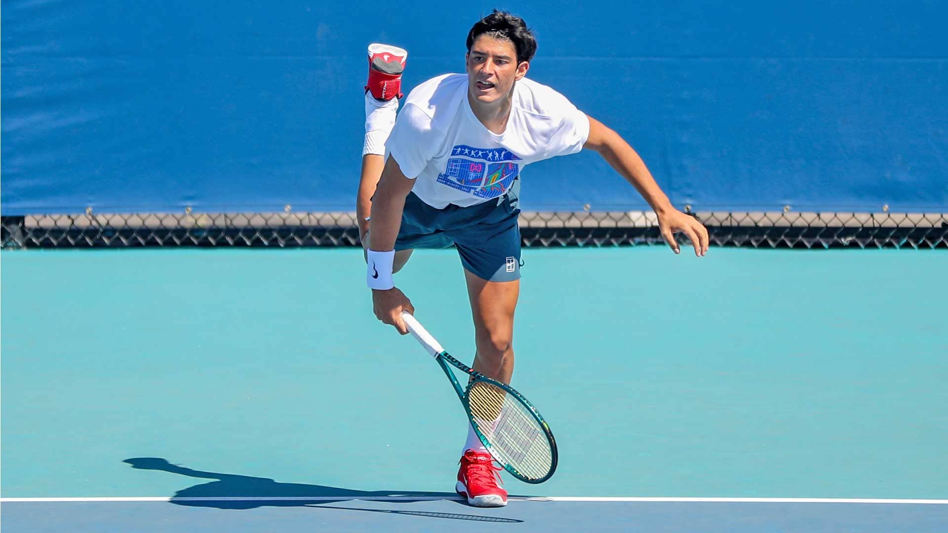 Federico Cina is competing in his first tour-level event.