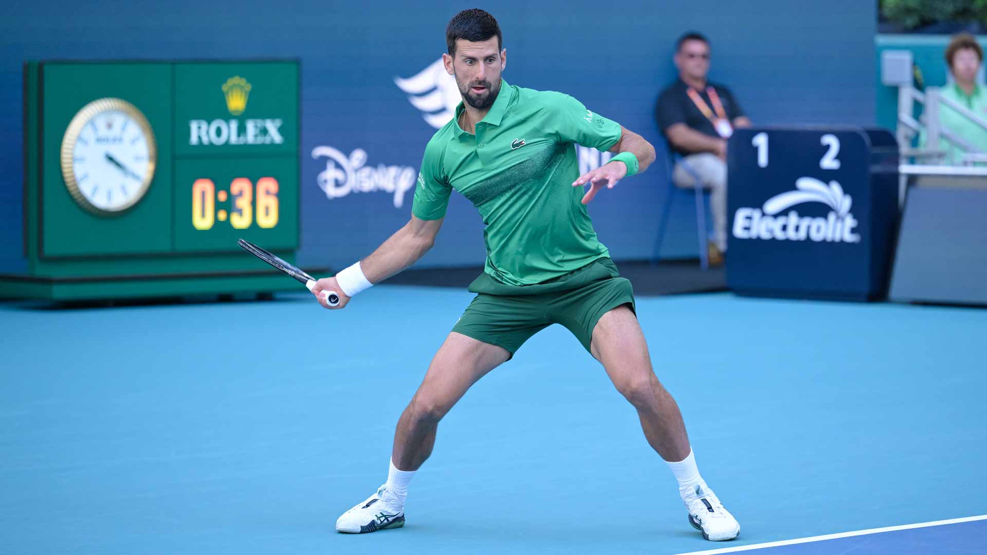 Novak Djokovic es el No. 5 del PIF ATP Rankings.