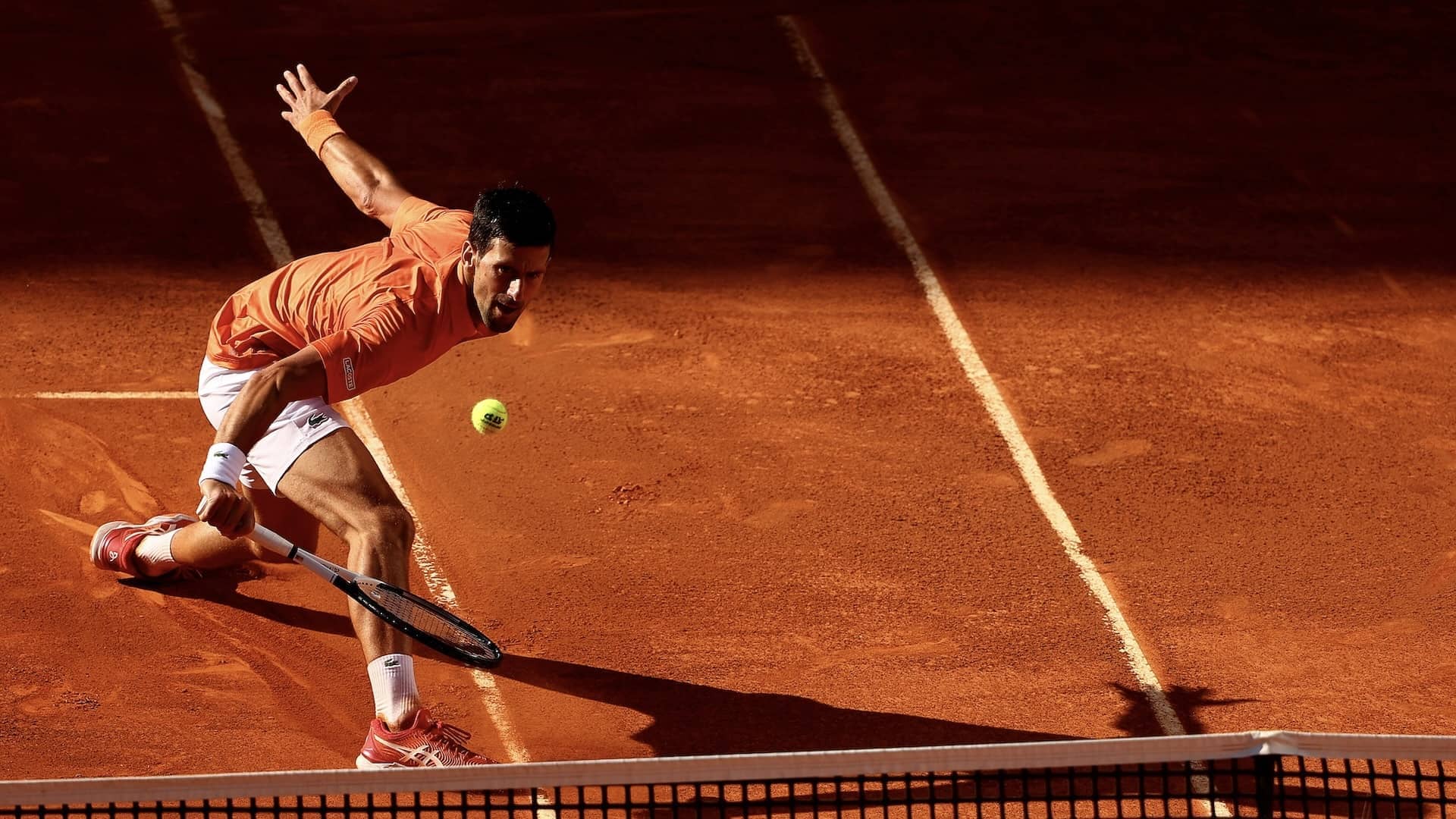 Novak Djokovic, durante un partido en Madrid.