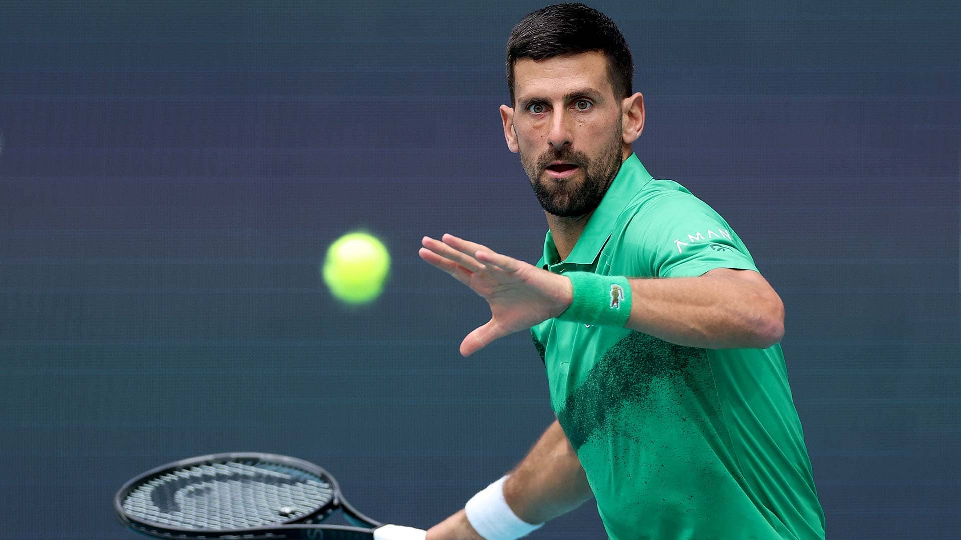 Novak Djokovic is chasing a record seventh Miami title and 100th tour-level crown.