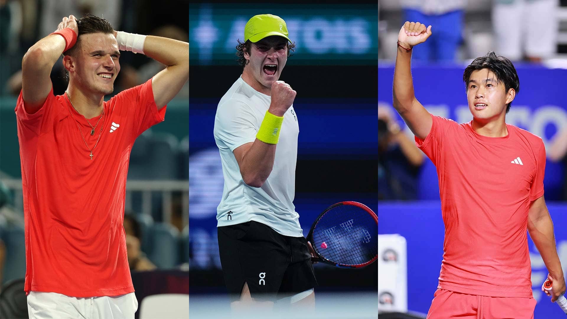 Jakub Mensik, Joao Fonseca and Learner Tien have impressed on the ATP Tour this season.