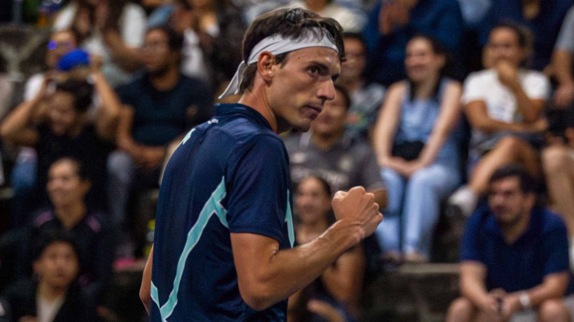 <a href='https://www.atptour.com/en/players/marc-andrea-huesler/hh06/overview'>Marc-Andrea Huesler</a> in Morelos, Mexico.