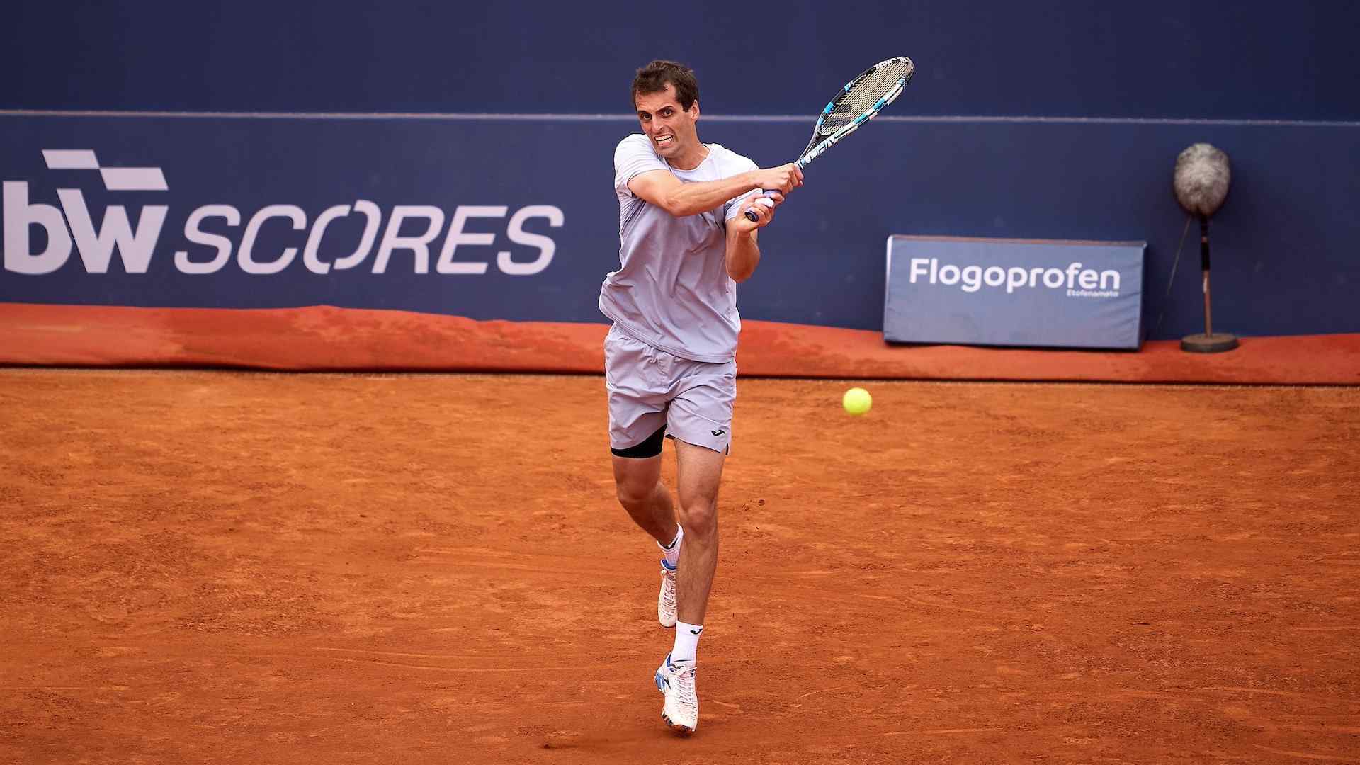 Albert Ramos-Viñolas disputa su último partido en el Barcelona Open Banc Sabadell.