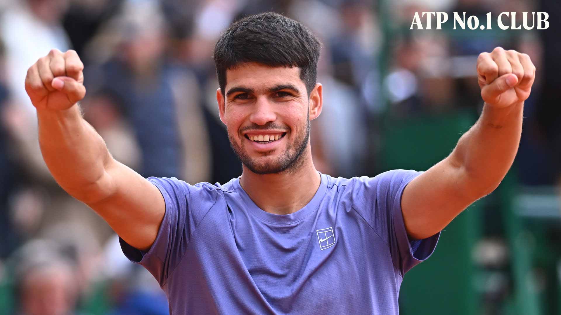 Carlos Alcaraz has spent a total of 36 weeks at No. 1 in the PIF ATP Rankings, most recently in August 2023.