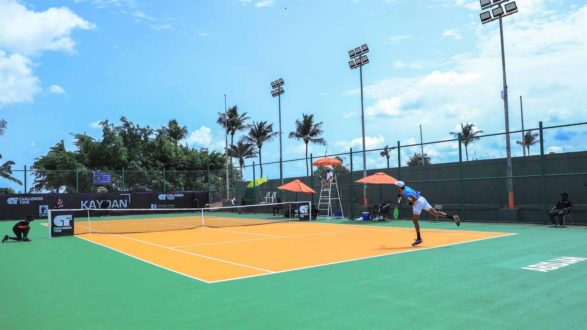 Abidjan, Côte d'Ivoire is hosting two weeks of ATP Challenger Tour tournaments.