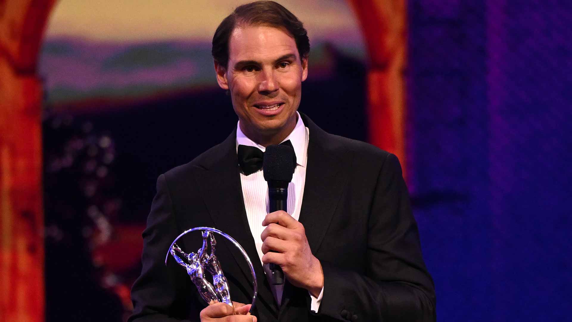 Rafael Nadal ha sido galardonado el lunes por la noche en Madrid.