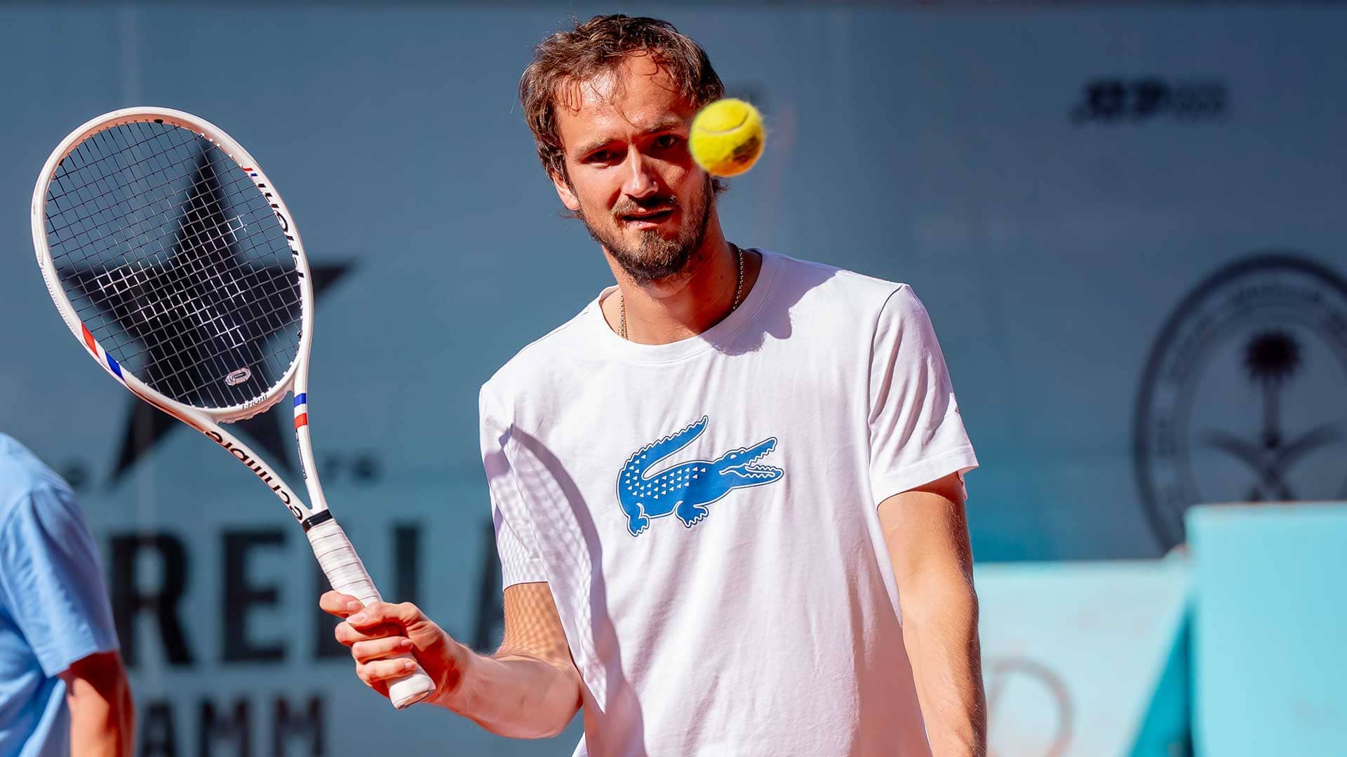 Daniil Medvedev's best result in Madrid was a quarter-final run last year.