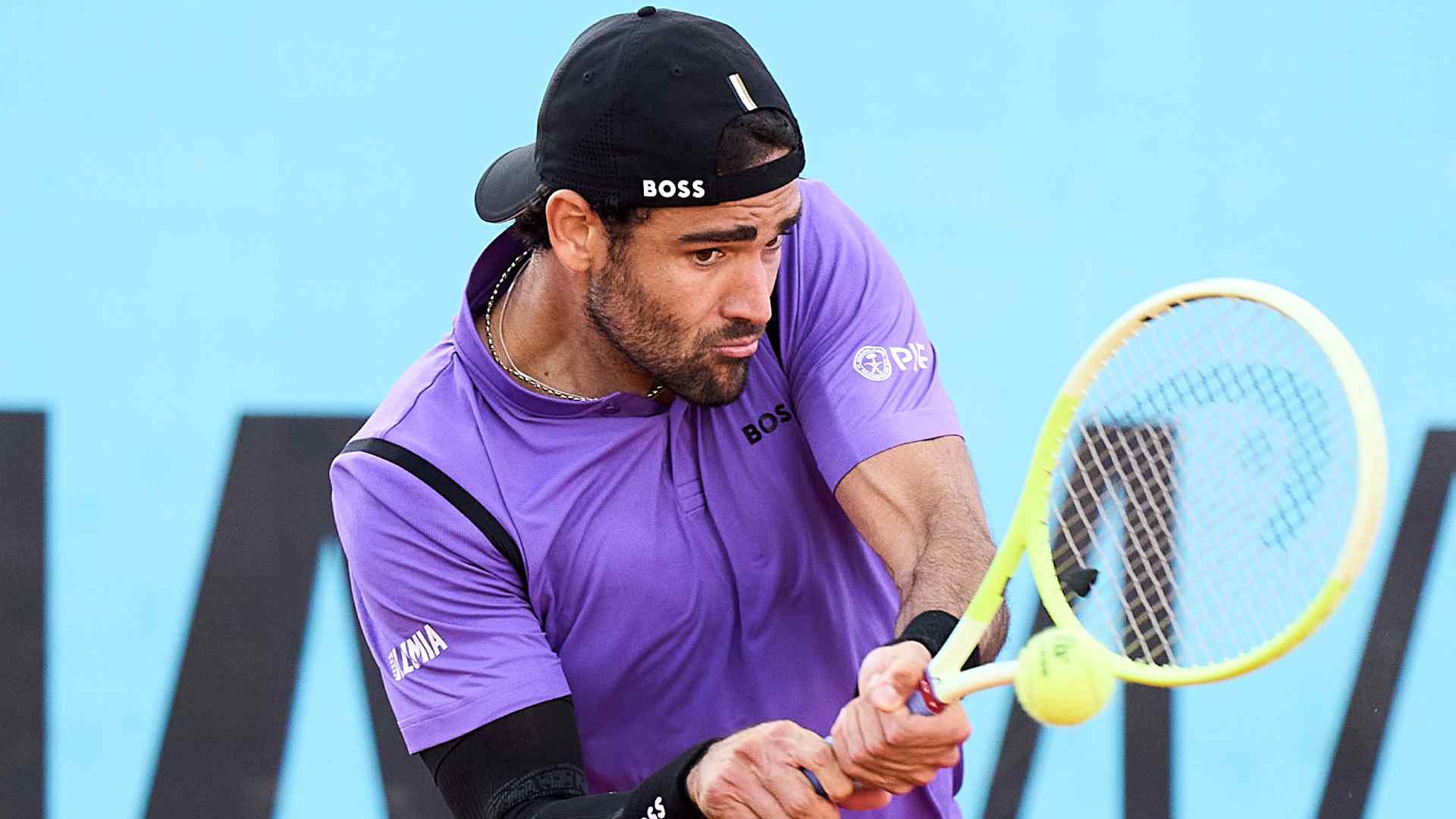 Berrettini claims 200th win with Madrid comeback