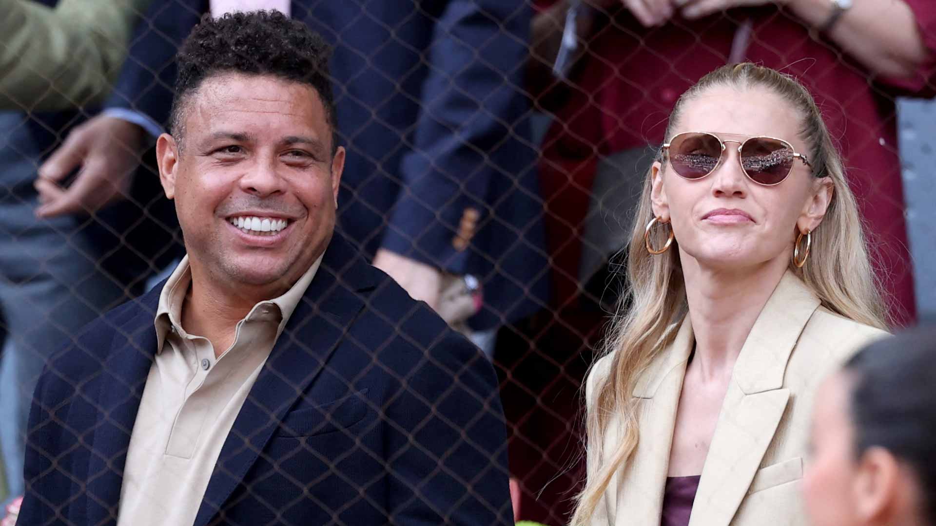 Ronaldo, football legend, attends Madrid final