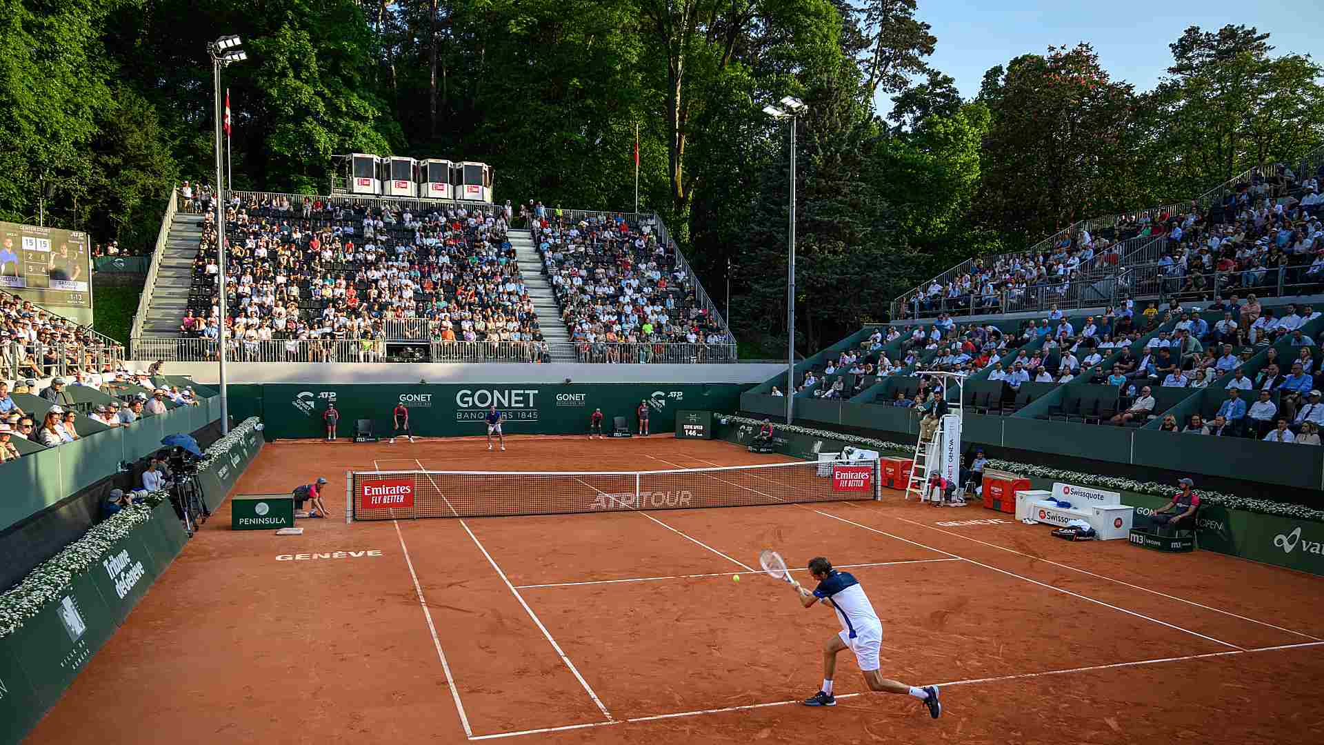 The 2025 Gonet Geneva Open runs from 18 May-24 May.
