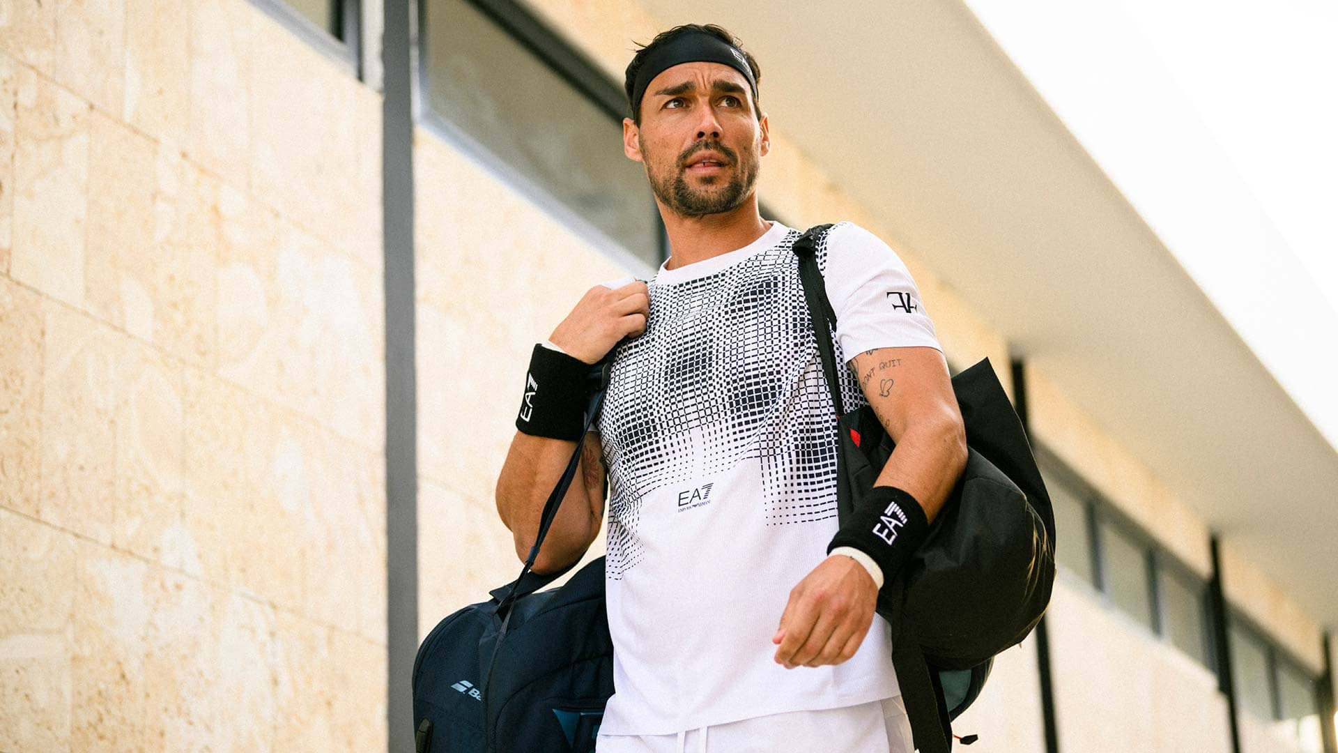 Fabio Fognini plays Jacob Fearnley on Thursday in Rome.