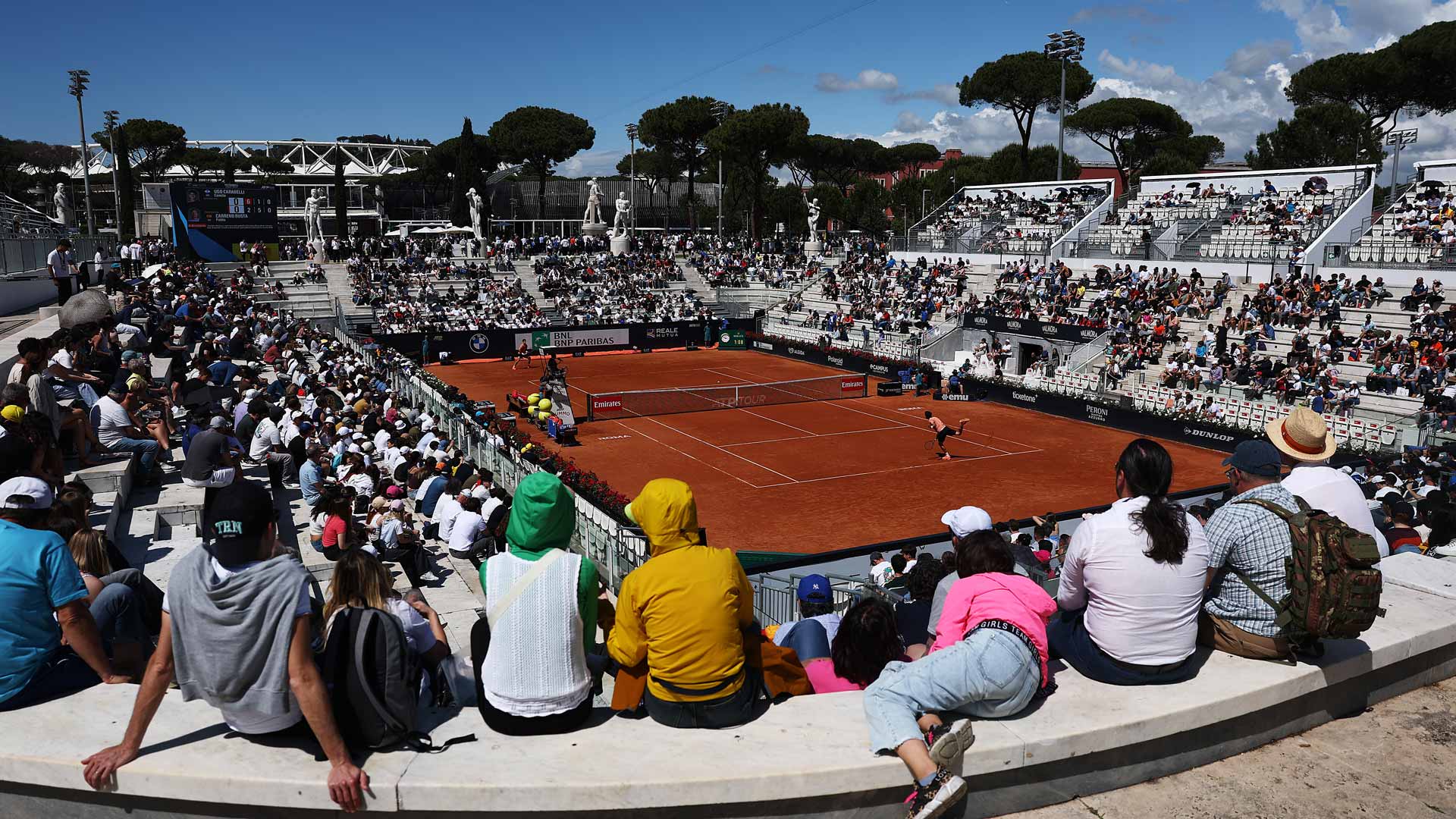 What were the Rome tennis results?