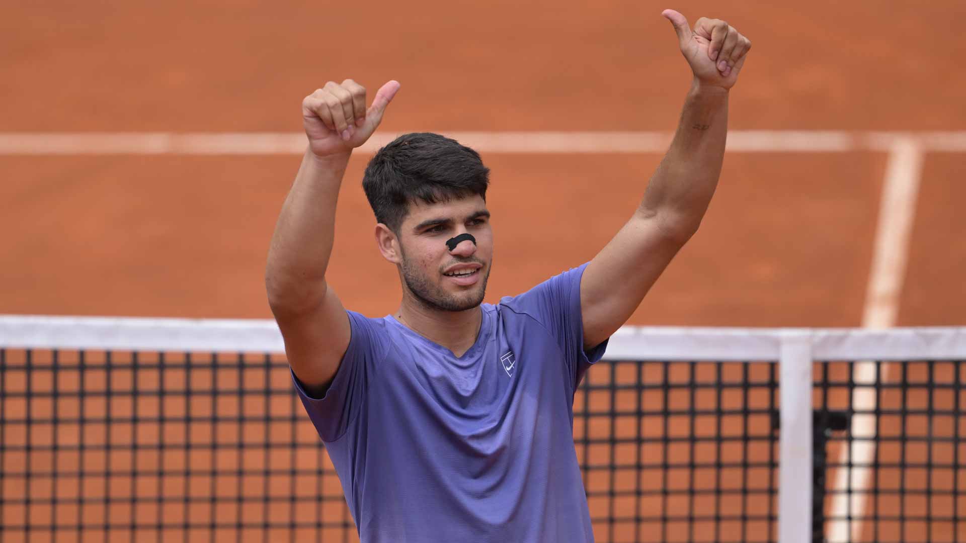 Alcaraz gives thumbs up for injury recovery after Rome opener