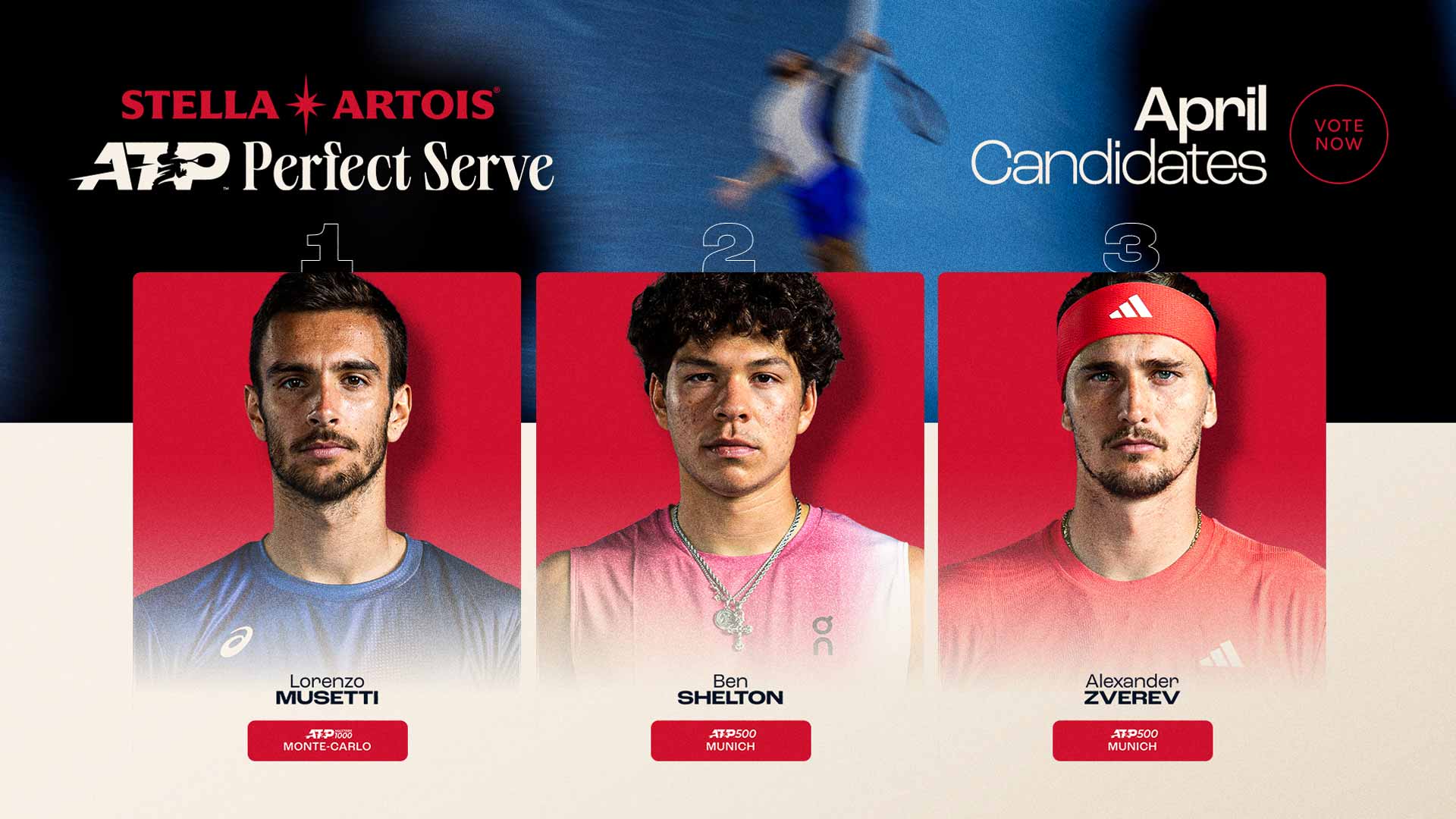 Introducing Stella Artois ATP Perfect Serve: Vote for April's winner
