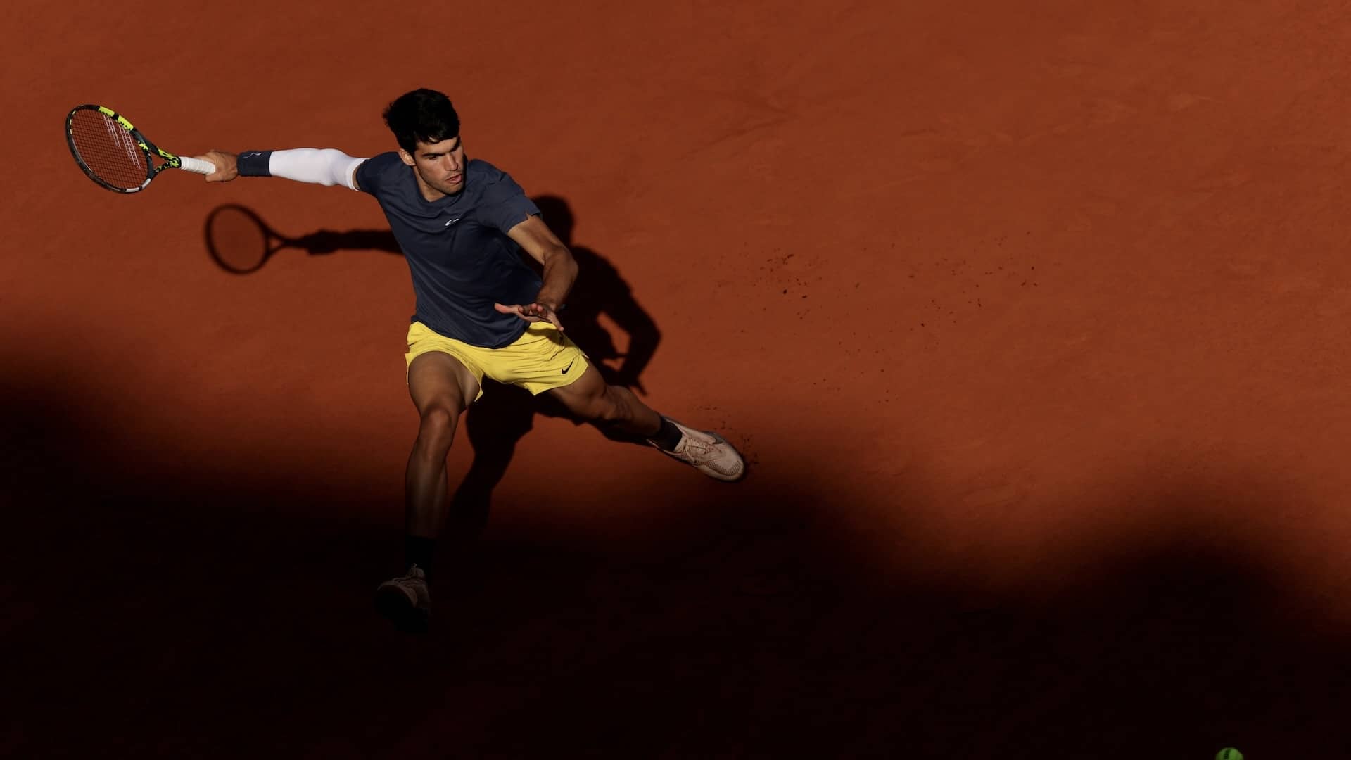 Carlos Alcaraz, durante el pasado Roland Garros.