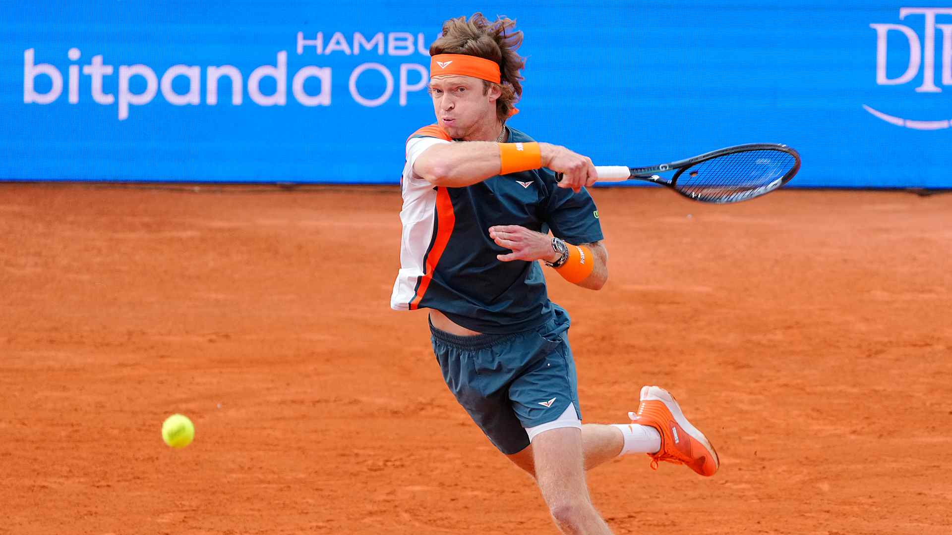 Rublev scores 350th win, reaches 3rd Hamburg final